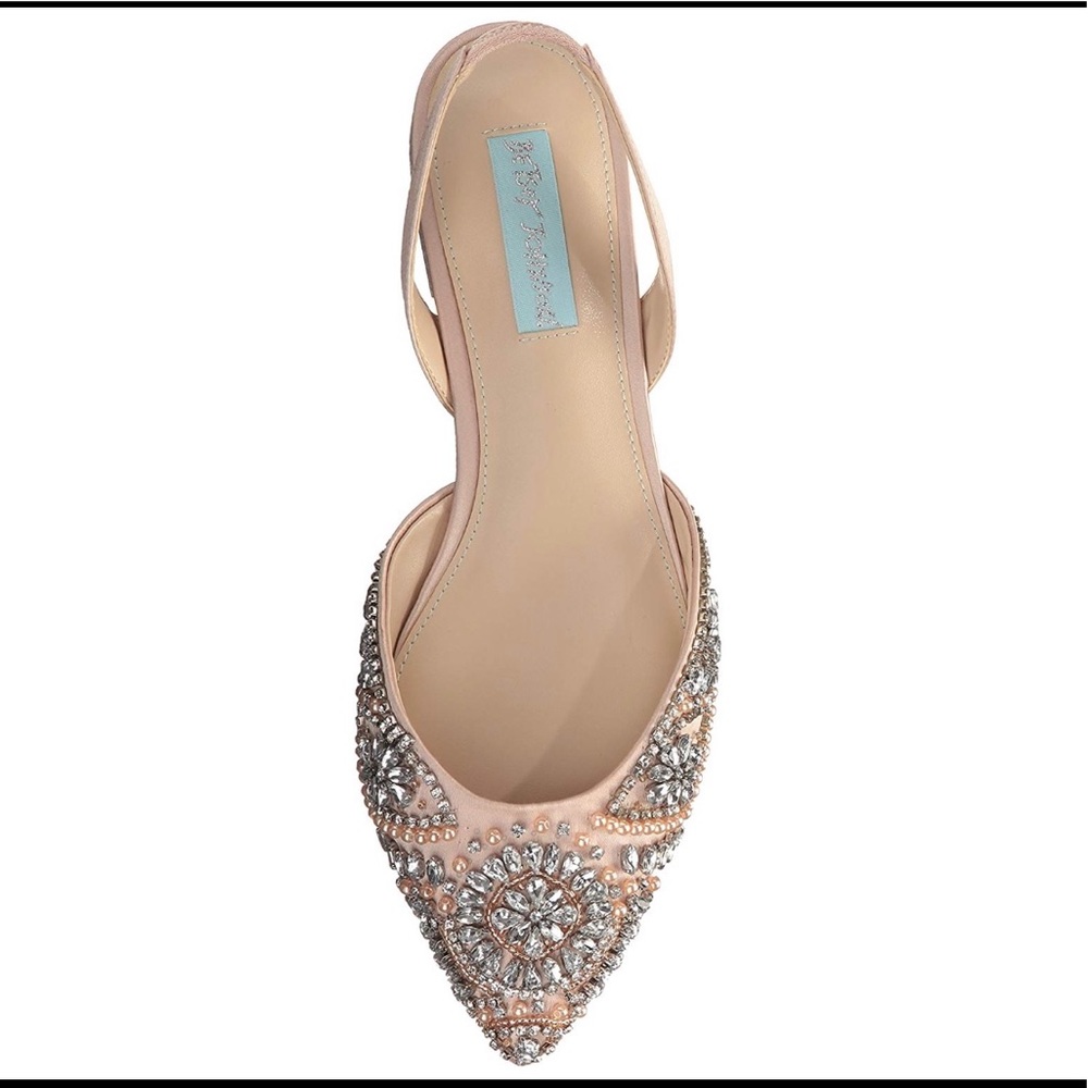 Betsy Johnson MOLLY Embellished Flats Size 9.5